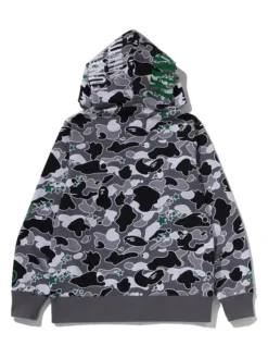 Bape x Hidden Sta Camo Full-Zip Tiger Hoodie