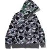Bape x Hidden Sta Tiger Camo Full-Zip Hoodie