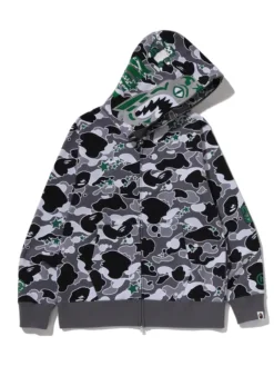 Bape x Hidden Sta Tiger Camo Full-Zip Hoodie