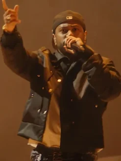 Alternative view of Big Sean Coachella 2026 Black Jacket