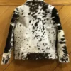Cowhide Skin Fur Jacket Back