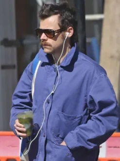 Alternative view of Harry Styles London 2026 Blue Cotton Jacket