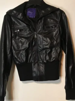Buy-Miley-Cyrus-Max-Azria-Crop-Black-Leather-Jacket-For-Men-And-Women.webp