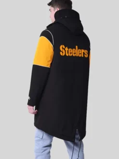 Alternative view of Pittsburgh Steelers Starter Dynasty Polyfill Stadium Black Jacket
