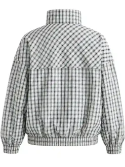 Caitlin Clark Checked Chambray Jacket