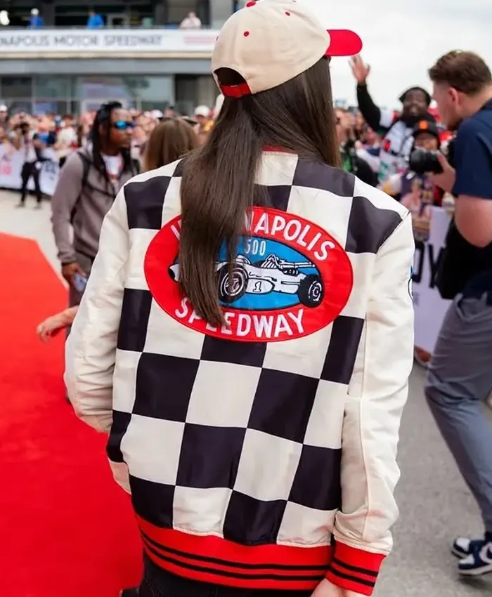 Caitlin Clark Indy 500 Bomber Jacket