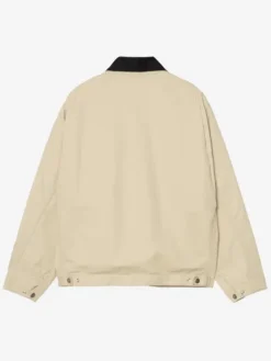 Carhartt OG Detroit Cotton Jacket Beige Back