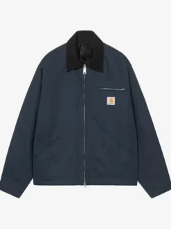 Carhartt OG Detroit Cotton Jacket Navy Front
