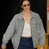 Chambray Caitlin Clark Checked Jacket