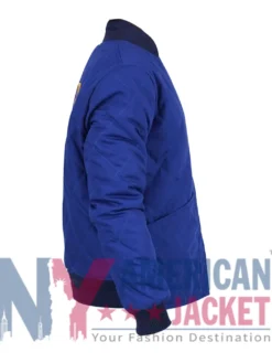Chicago P.D. Kelly Severide Blue Quilted Jacket