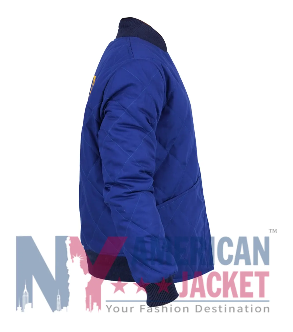 Chicago P.D. Kelly Severide Blue Quilted Jacket