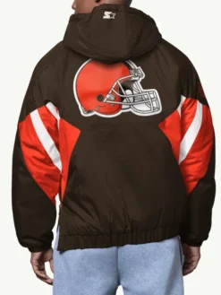Alternative view of Cleveland Browns Classic Breakaway Pullover Hooded Jacket