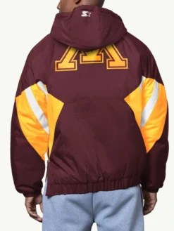 Alternative view of Minnesota Golden Gophers Classic Breakaway Half-Zip Hooded Jacket
