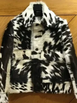 Cowhide Skin Fur Jacket