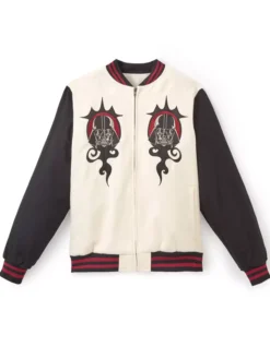 Darth Vader Star Wars White Varsity Jacket