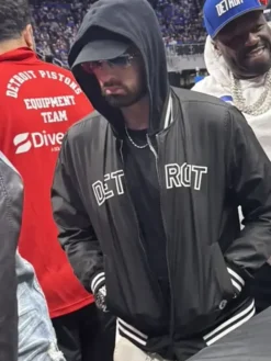 Detroit Eminem Bomber Black Jacket
