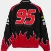 Disney Pixar Cars Shoe Palace Flames 95 Racing Jacket Back