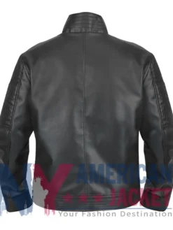 Divergent Leather Theo James Black Jacket