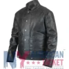 Divergent Theo James Leather Black Jacket