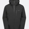 Downpour Mountain Waterproof Rab Jacket Black
