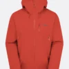 Downpour Mountain Waterproof Rab Jacket Orange