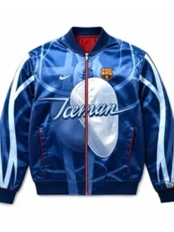 Drake Iceman x FC Barcelona Blue Jacket