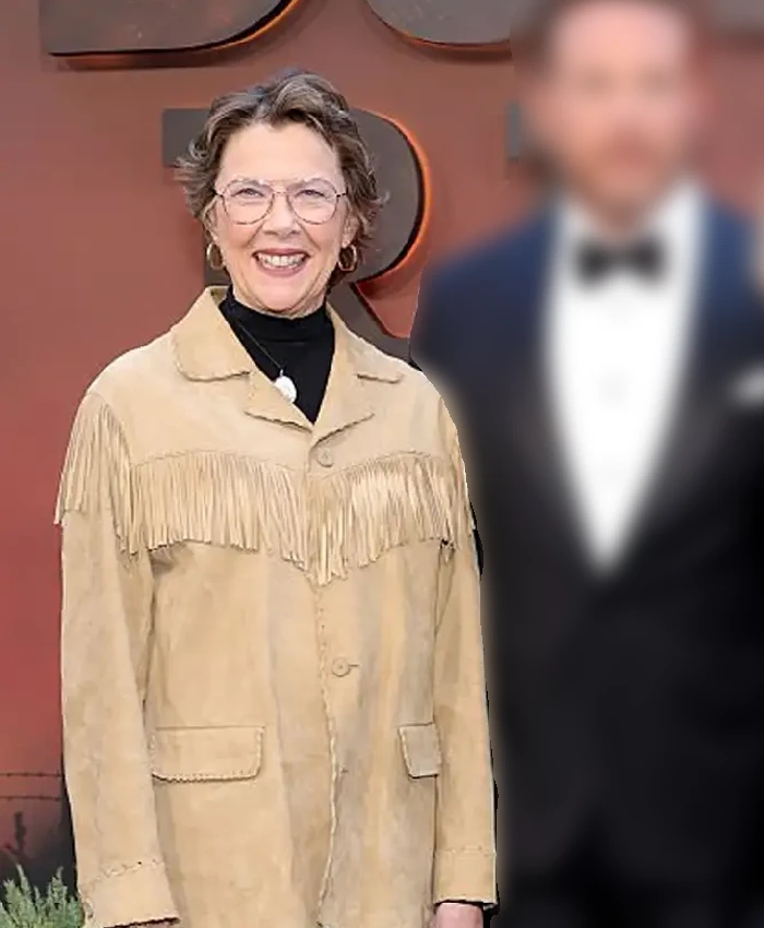 Dutton Ranch Premiere NY 2026 Annette Bening Jacket