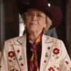 Dutton Ranch S01 Annette Bening Floral White Blazer