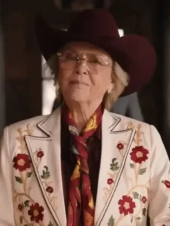 Dutton Ranch S01 Annette Bening Floral White Blazer