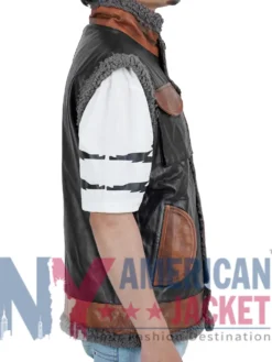 Dwayne Johnson Jumanji The Next Level Leather Vest