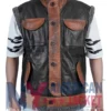 Dwayne Johnson Leather Jumanji The Next Level Vest