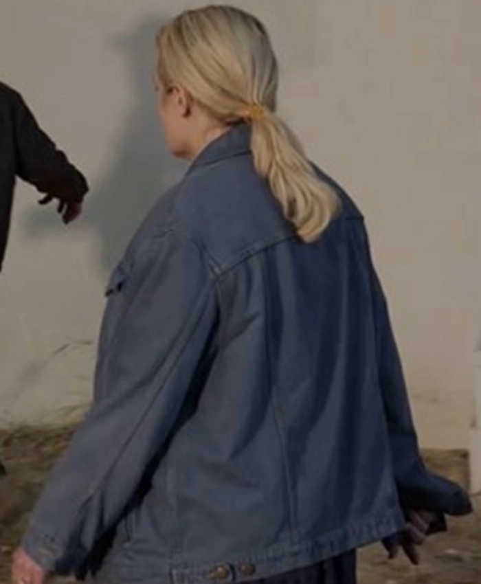 Elisabeth Moss Imperfect Women Denim Jacket - Image 3
