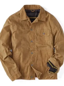 Flint And Tinder Waxed Tan Brown Jacket