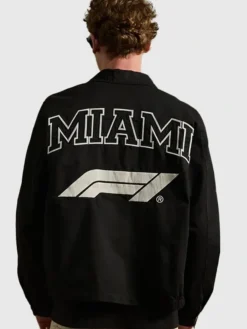 Formula 1 x Pacsun Miami Black Work Jacket