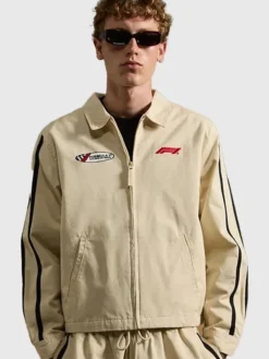 Formula 1 x Pacsun Miami Tan Brown Work Jacket