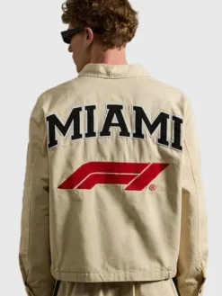 Formula 1 x Pacsun Miami Work Tan Brown Jacket