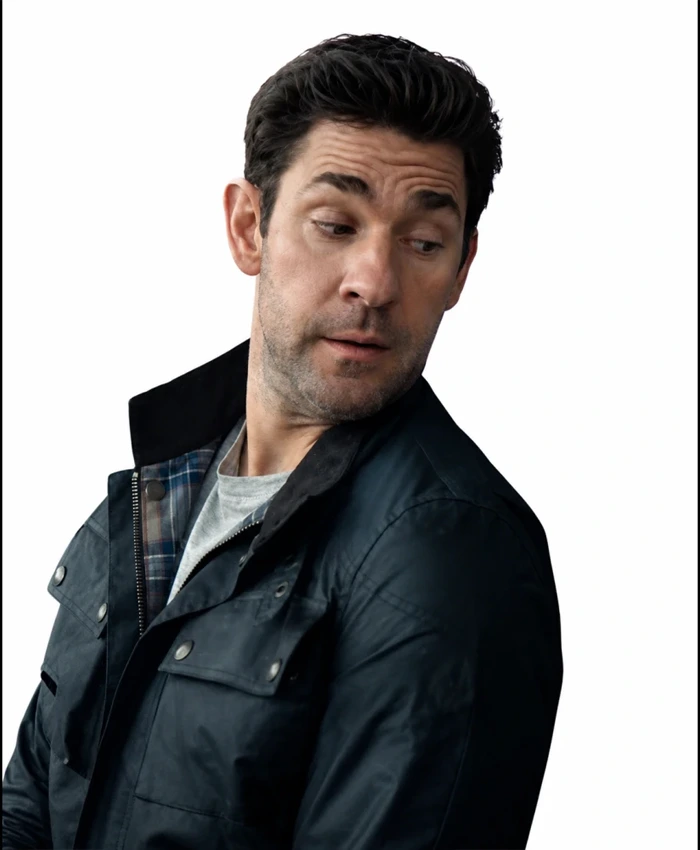 Ghost War John Krasinski Suede Jacket