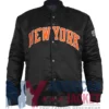Giorgio Armani x Kith New York Knicks Black Satin Jacket