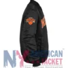 Giorgio Armani x New York Knicks Kith Black Satin Jacket