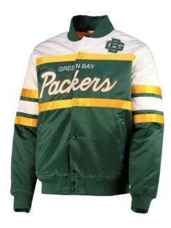 Green Bay Packers Special Script Heavyweight Satin Jacket