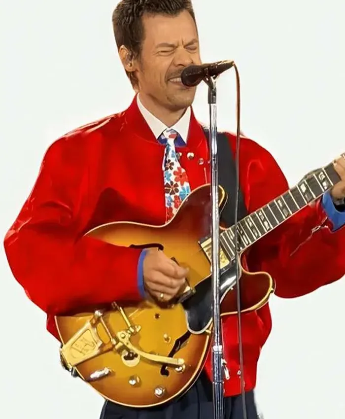 Harry Styles Together-Tour Together Red Jacket