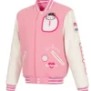 Hello Kitty LA Dodgers Varsity Pink Jacket