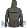 Hooded Snap-On Green Jacket