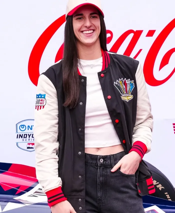 Indy 500 Caitlin Clark Bomber Jacket