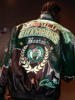 Alternative view of Jaylen Brown 18 Time Champion Jacket