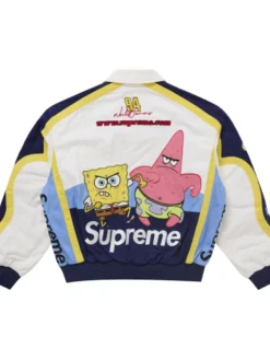Alternative view of Supreme SpongeBob SquarePants Jeff Hamilton Racing Jacket
