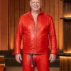 Jeff Ross The Roast of Kevin Hart Red Leather Jacket