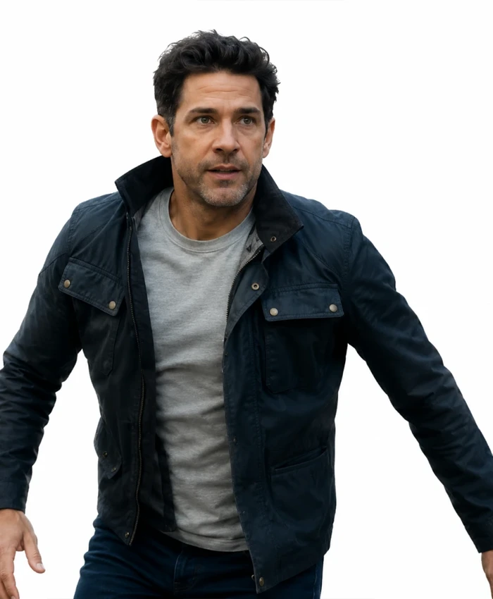 John Krasinski Ghost War Suede Jacket