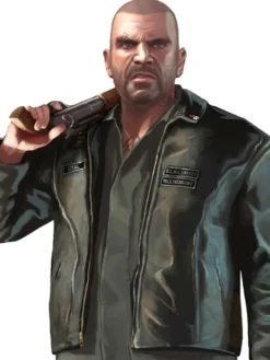 Johnny The Lost MC GTA 5 Black Leather Jacket For Sale
