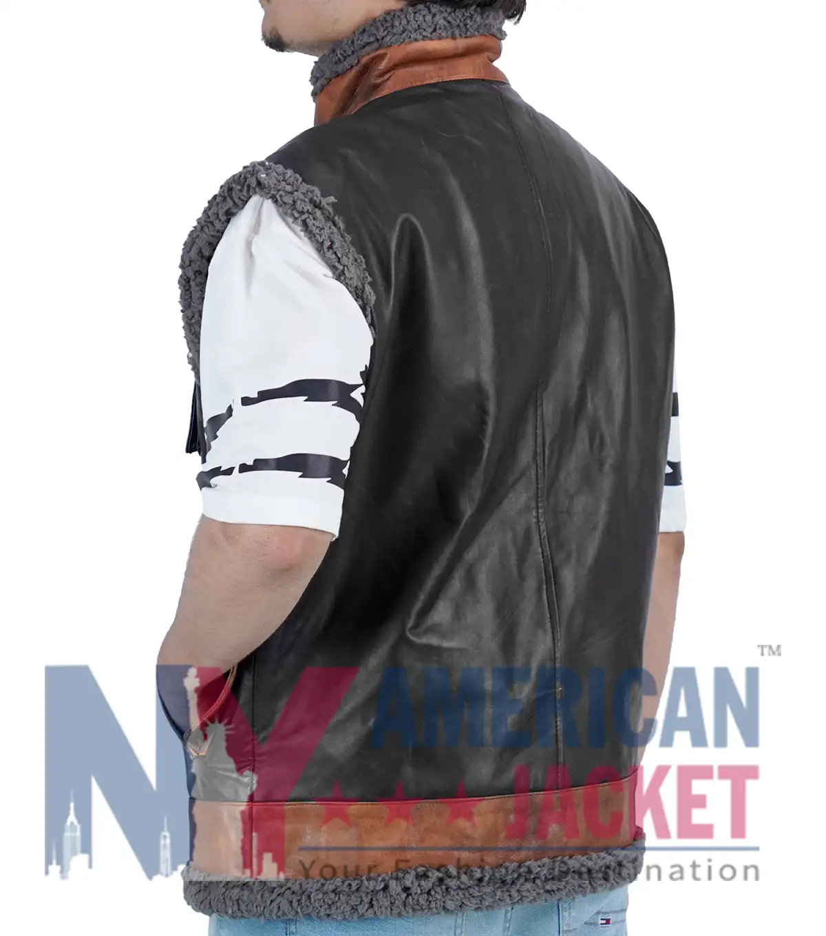 Jumanji The Next Level Dwayne Johnson Leather Vest